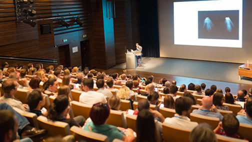 inside a lecture hall