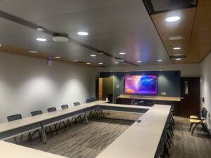 conference room AV setup